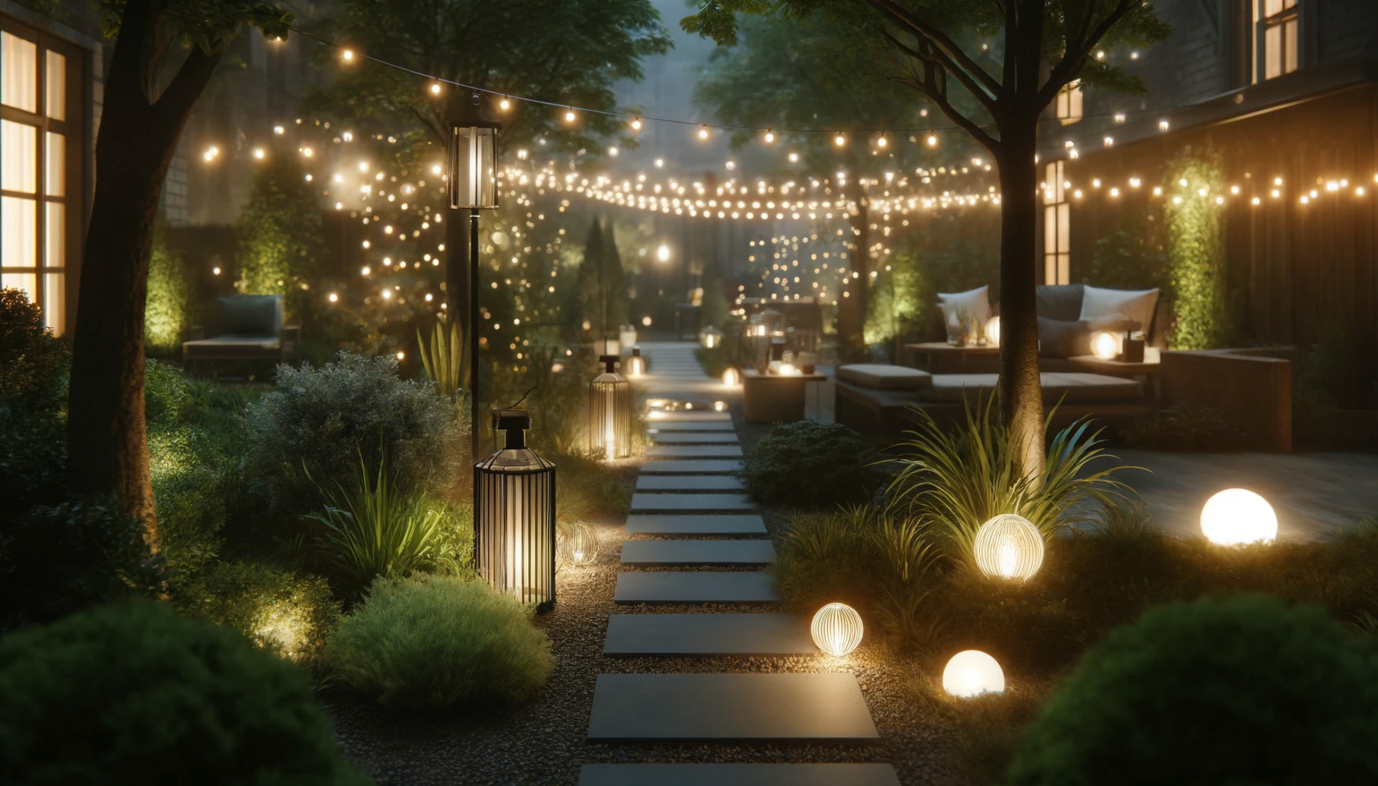 Förvandla din trädgård med utomhusbelysning